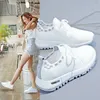 Frauen Vulkanisierte Schuhe 2022 Mode Atmungsaktive Mesh Turnschuhe Weiß Laufschuhe Sport Schuhe Weibliche Wohnungen Nicht-slip Walking Schuhe