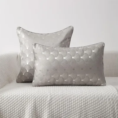 1pc leichte Luxus Kissen bezug 30x50cm hochpräzise moderne Fächer Muster Kissen bezüge dekorative Image