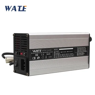 67,2 V 5a Aluminium Lithium Batterie ladegerät Universal für 60V 16-Zellen-Li-On mit Lüfter Aluminium gehäuse
