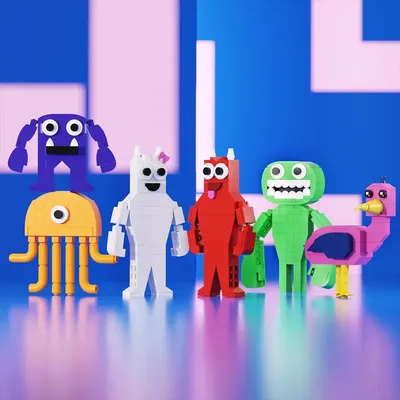 BanBan Kindergarten Monster Bausteine Spielzeug Garten of Banban Kleine Partikel Bausteine Image
