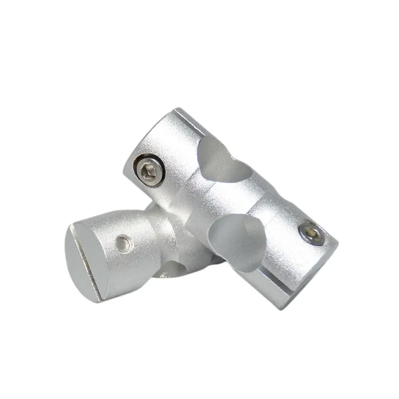 Aluminiumlegierung Zylinder Befestigungsklemme Kreuzachsenhalterung Strebenklemmen Optische Achse Kreuzblock Stahlrohr Befestigungshalterung Connecti Image