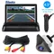 Auto Monitor Kamera Kit 4,3 Zoll faltbarer Bildschirm TFT LCD Fahrzeug Rückansicht Reverse Backup Parks ystem Nachtsicht