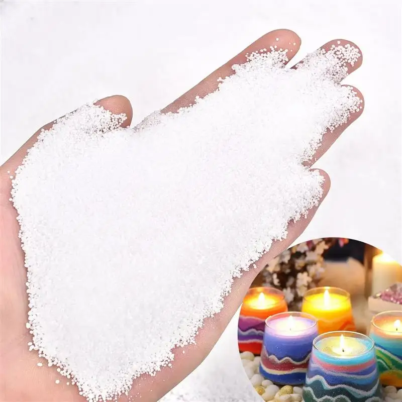 1 kg/500 g brennbarer Sand, handgefertigtes Kerzenwachs, DIY-Material, Heimdekoration, Herstellung von Lieferungen, Familienfest, Geschenk, Heimbedarf Image