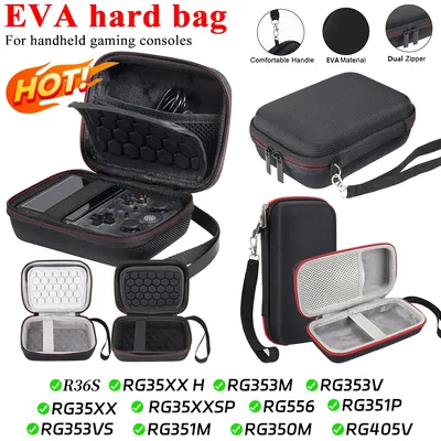 Eva schutzhülle für miyoo mini plus für anbernic rg35xx h rg556 rg35xxsp r36s handheld spiel konsole Image
