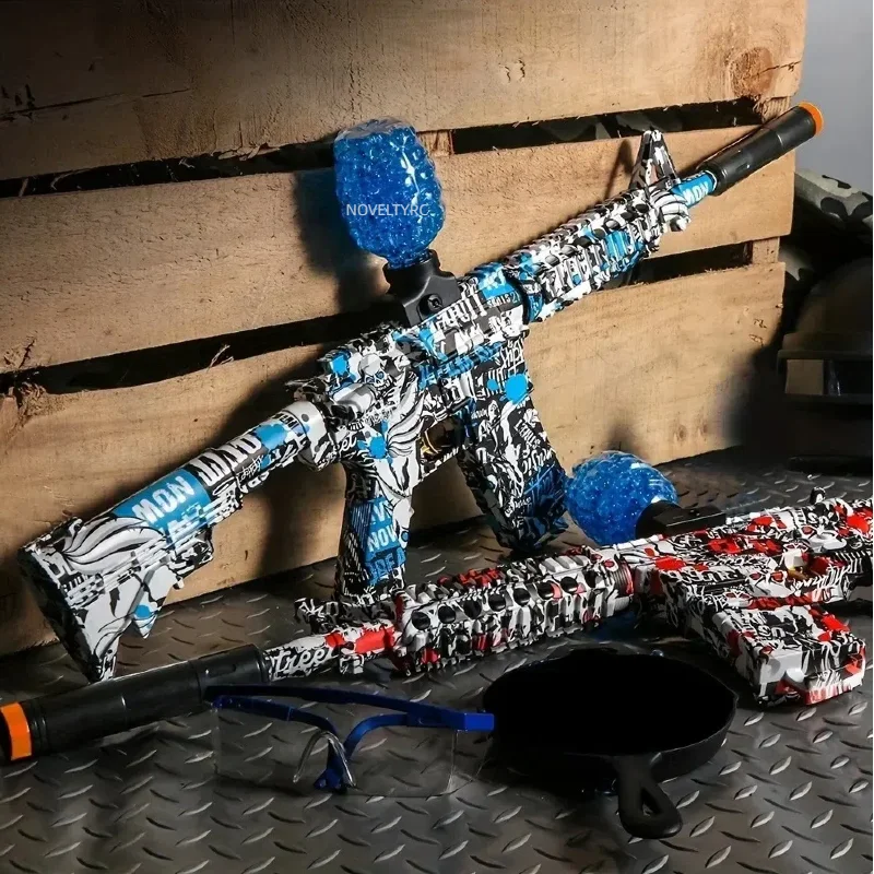 M416 Elektrische Explosion Ball Paintball Schock Welle Pistole Abnehmbare Hohe Präzision Schießen Spielzeug Outdoor Spielzeug Geschenk Urlaub Geburtstag Image