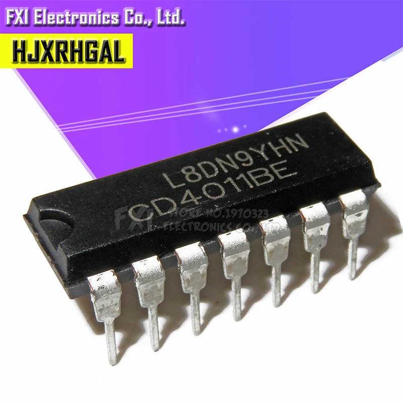 10PCS CD4011BE CD4011 DIP14 DIP CD4029 CD4030 CD4040 CD4042 CD4043 CD4044 CD4046 CD4047 CD4049 CD4049UBE CD4050 WERDEN BD Image