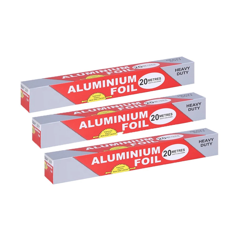 Hochleistungs-Grill folie Roll - Pack aus 3-Aluminiumfolie einfach vorbereiten, kochen und reinigen Image