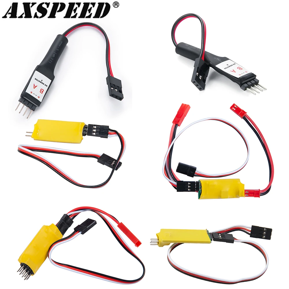 Axspeed empfänger lichter schalten ein/aus steuerung 5-24v für rc flugzeuge autos unabhängige strom versorgung maximale leistung 10a Image