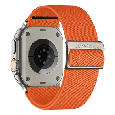 Nylon armband für Apple Uhren armband 45mm 44mm 49mm 40mm 41mm 38 42 Titan Schnalle Armband Correa Image