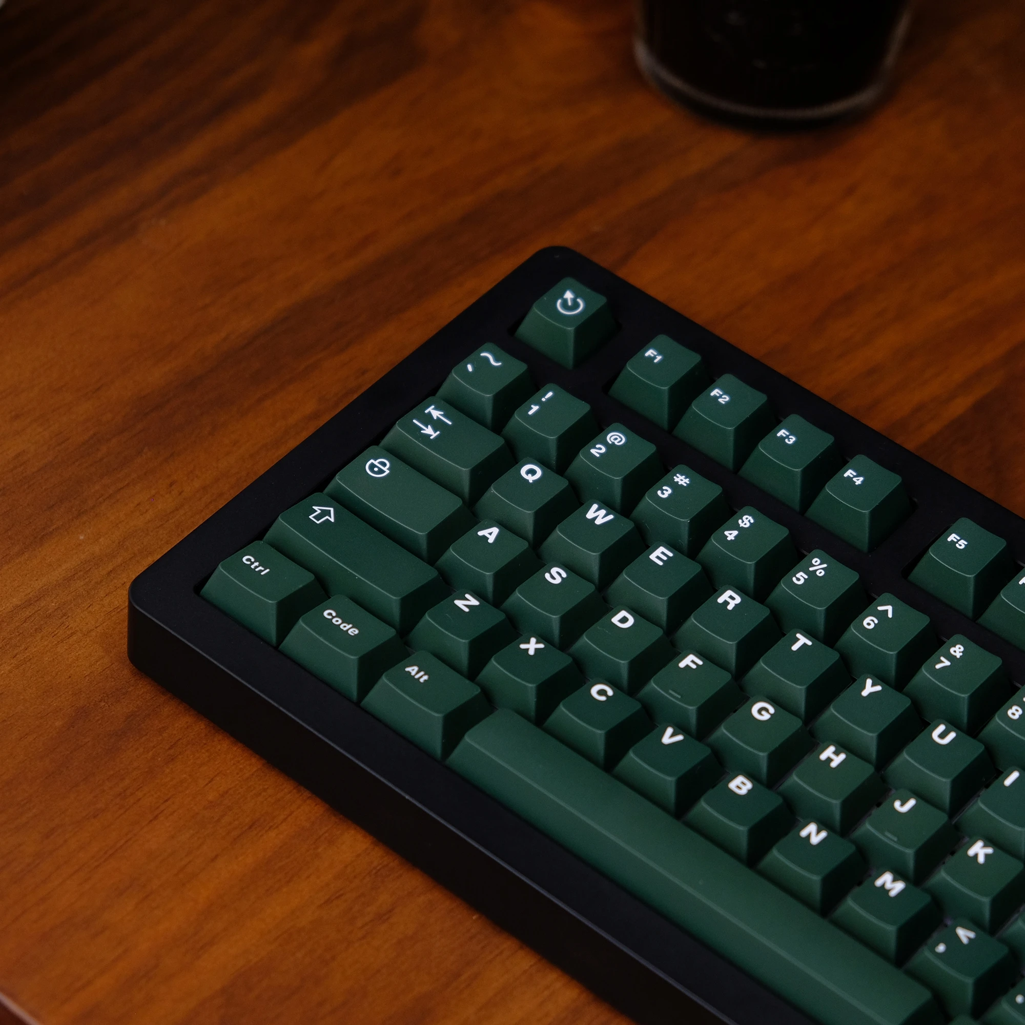 121-Tasten-Smaragd-Tastatur-Tastenkappen Double Shot ABS-Tastenkappen Kirschprofil für Gateron MX Switches mechanische Gamer-Tastatur Image