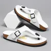Weiche Sohle Kork Sandalen Hausschuhe Sommer Strands chuhe Frauen Schuhe plus Größen 45 Retro