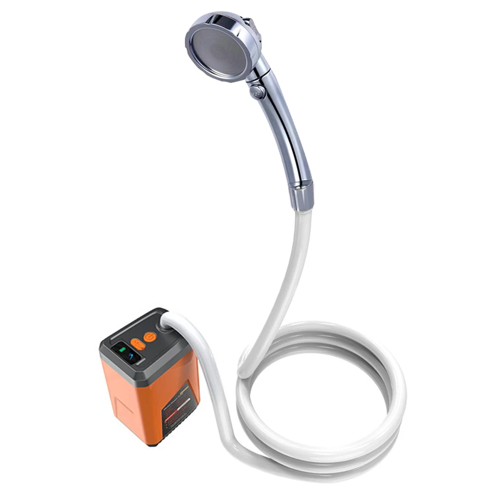 Tragbare Camping dusche Outdoor-Reise elektrische Dusch pumpe wiederauf ladbare batterie betriebene Dusche wasserdicht 3 Wasser modi