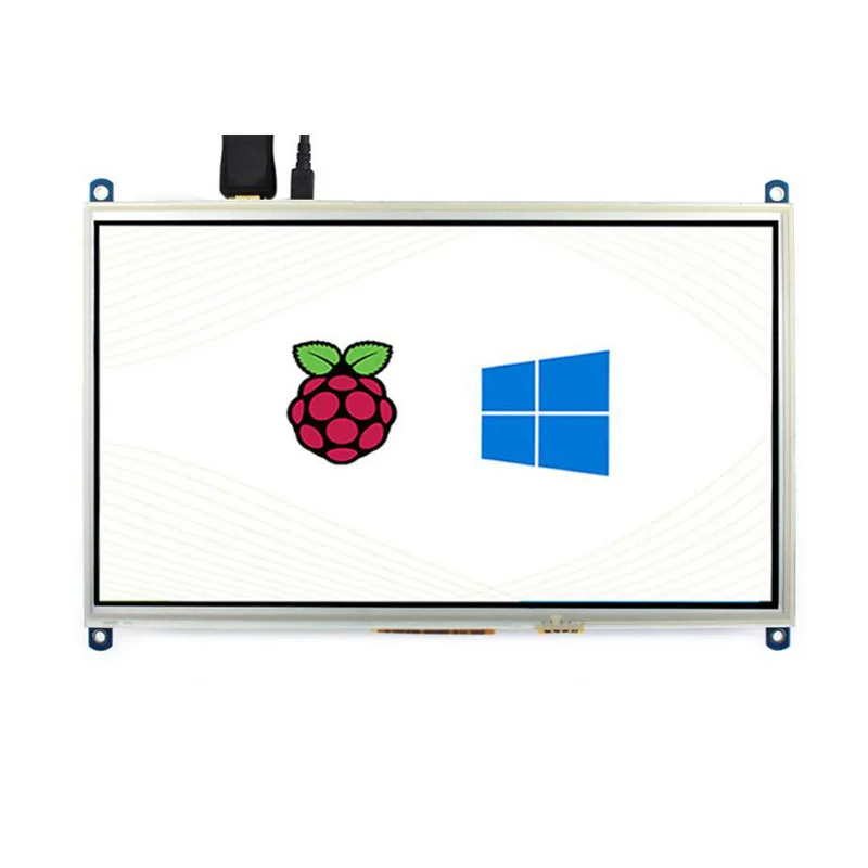 Raspberry Pi 10,1 Zoll LCD 10,1 Zoll Resistiver Touchscreen 10 Zoll 1024×600 TouchScreen-Display kompatibel mit HDMI Image