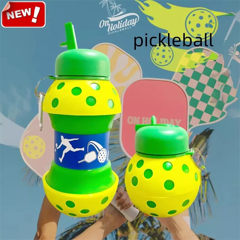 Auslaufsichere tragbare auslaufsichere Wasserflasche für Kinder, Campingbecher, Becher, Outdoor-Sport, Basketball, Fußball, Tennis, Golf, Schule Image