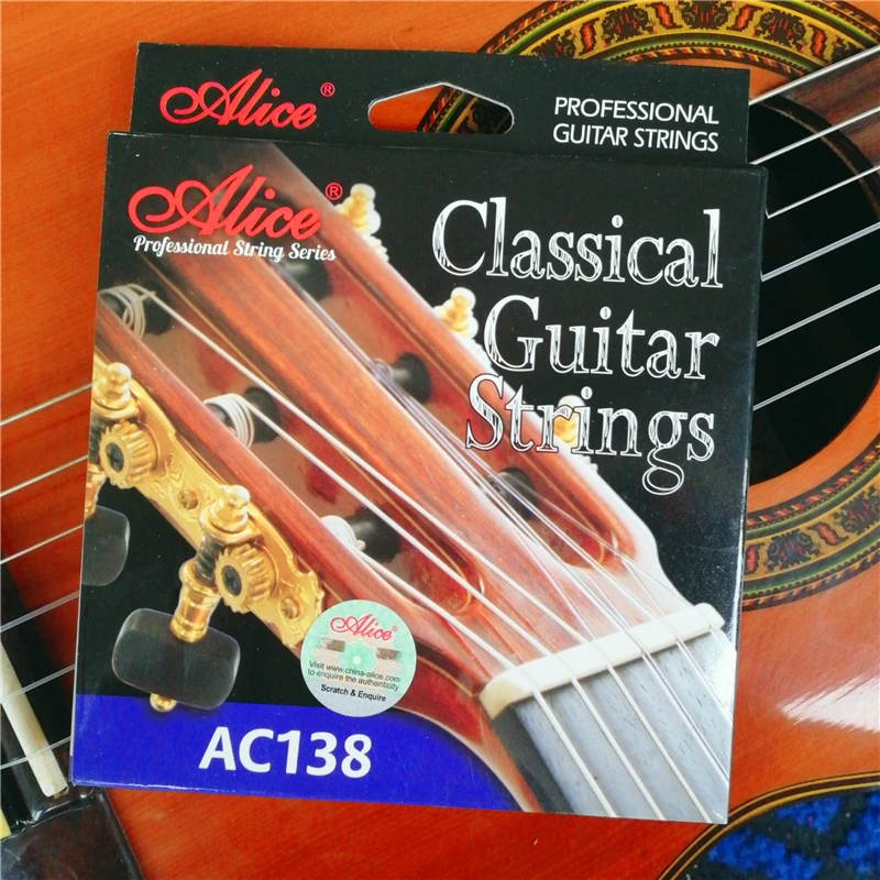 Alice AC138-N/H Hohe-ende Klassische Gitarre Saiten Importiert Kristall Nylon Saiten EIN set von 6 saiten Image