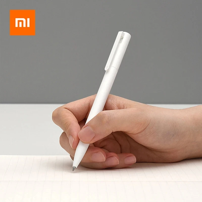 Original Xiaomi Mijia Retail Gel Pen schwarze Tinte drücken Sie den Kern Ersatz schreiben glatte Nachfüllung 0,5mm Business School Briefpapier Image