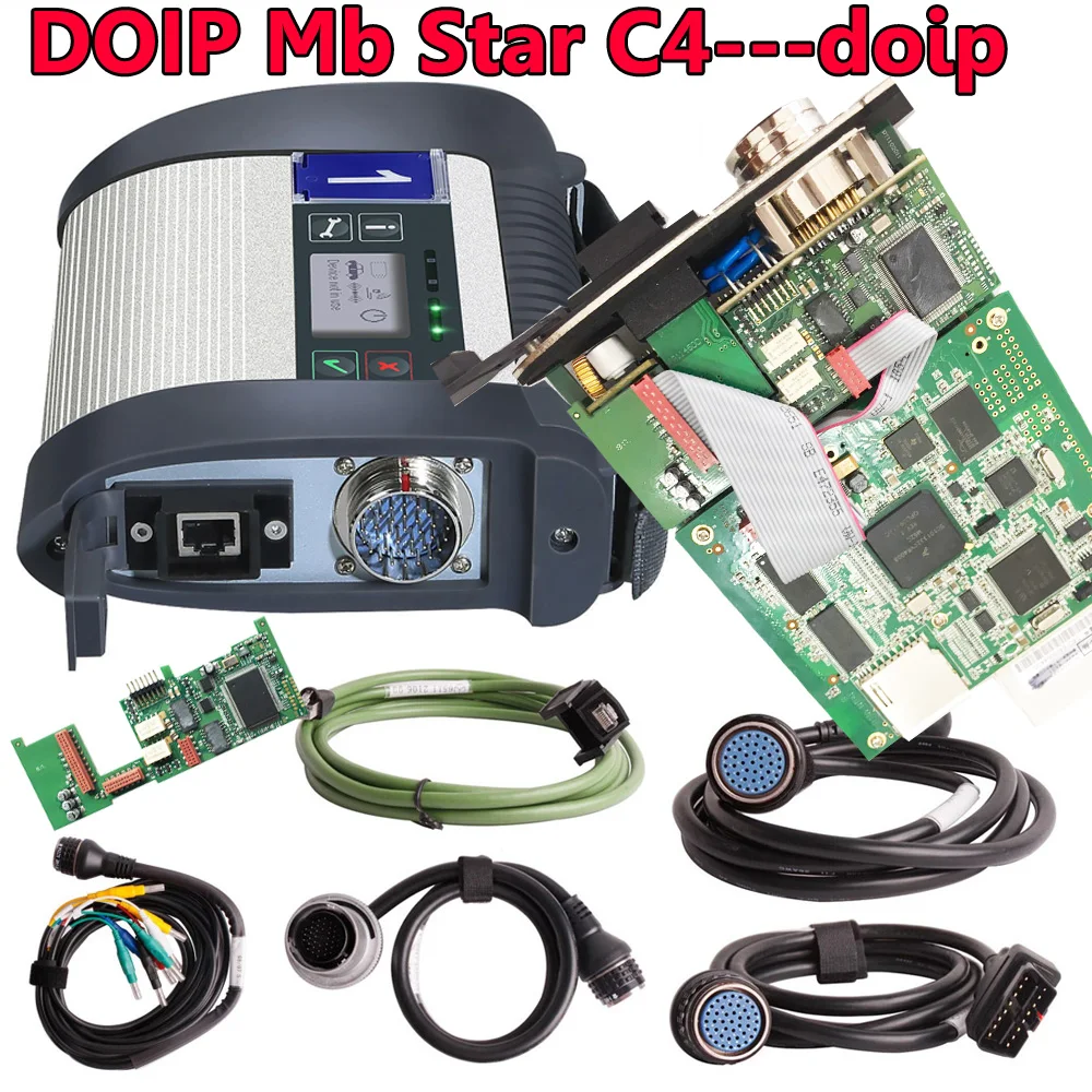 Stabile mb star c4 voll chip doip diagnose sd verbinden c4 2023,09 das drahtlose stern diagnose c4 arbeit für auto lkw 12v 24v Image
