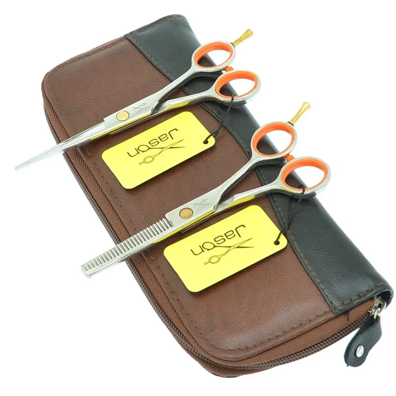Jason 5/5,5 Zoll profession elle Friseur Shop Haars ch neiden Ausdünnung Schere Schere Salon Friseur Styling Werkzeuge Haarschnitt a0051d Image