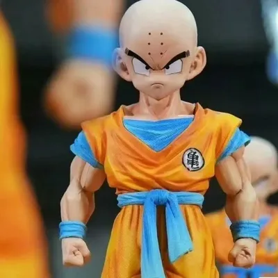 19cm Anime Dragon Ball Z Figure Z Fighters Krillin Figure PVC Collectible Model Toys Gifts