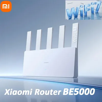 XIAOMI Router BE5000 WiFi 7 5011Mbps 2.4G/2.5GHz Network Port 512MB Memory Dual Broadband Access