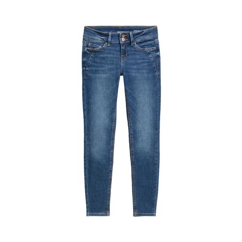 TOM TAILOR DENIM Damen Jona Extra Skinny Jeans, blau, Uni, Gr. 27