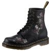 Schnürstiefel DR. MARTENS "1460 Decayed", Damen, Gr. 38, bunt (schwarz bunt), Nappaleder, geblümt, klassisch, Schuhe, Chunky Boots, Plateau Schuh, Boots mit Blockabsatz