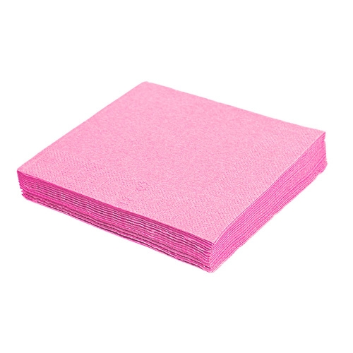 2000 Servietten Abwischtücher Tellertücher PAP 33 x 33 cm 1/4 Falz 2-lagig rosa Image