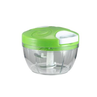 Manual Food Processor Vegetable Chopper, Portable Hand Pull String Garlic Mincer Onion Cutter