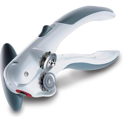 Manual Can Opener with Locking Mechanism - Safe Magnetic Can Opener - Easy-to-Turn Can Opener