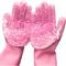 Silicone Dishwashing Gloves Rubber Scrubbing Gloves