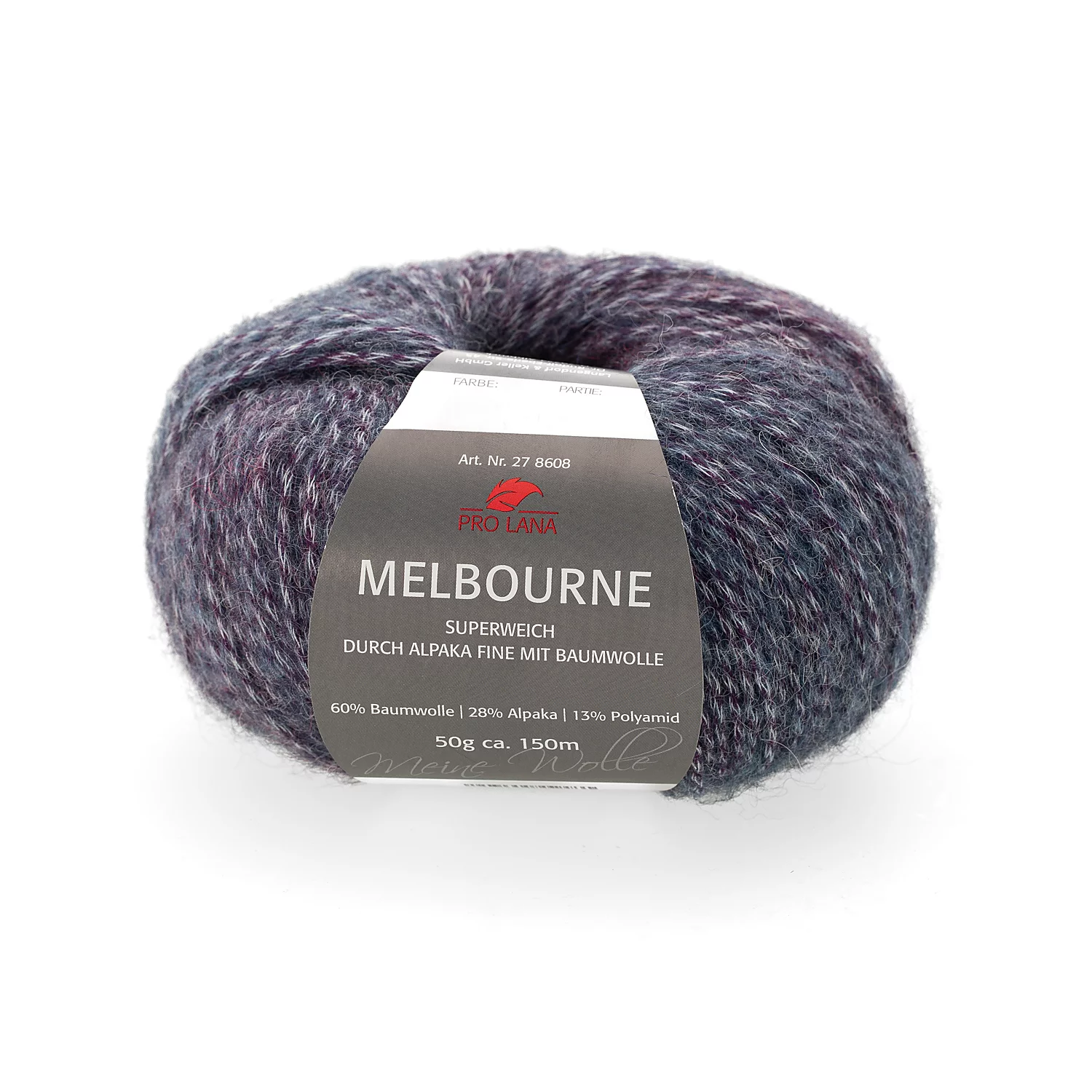 Pro Lana Wolle Melbourne, blau Image