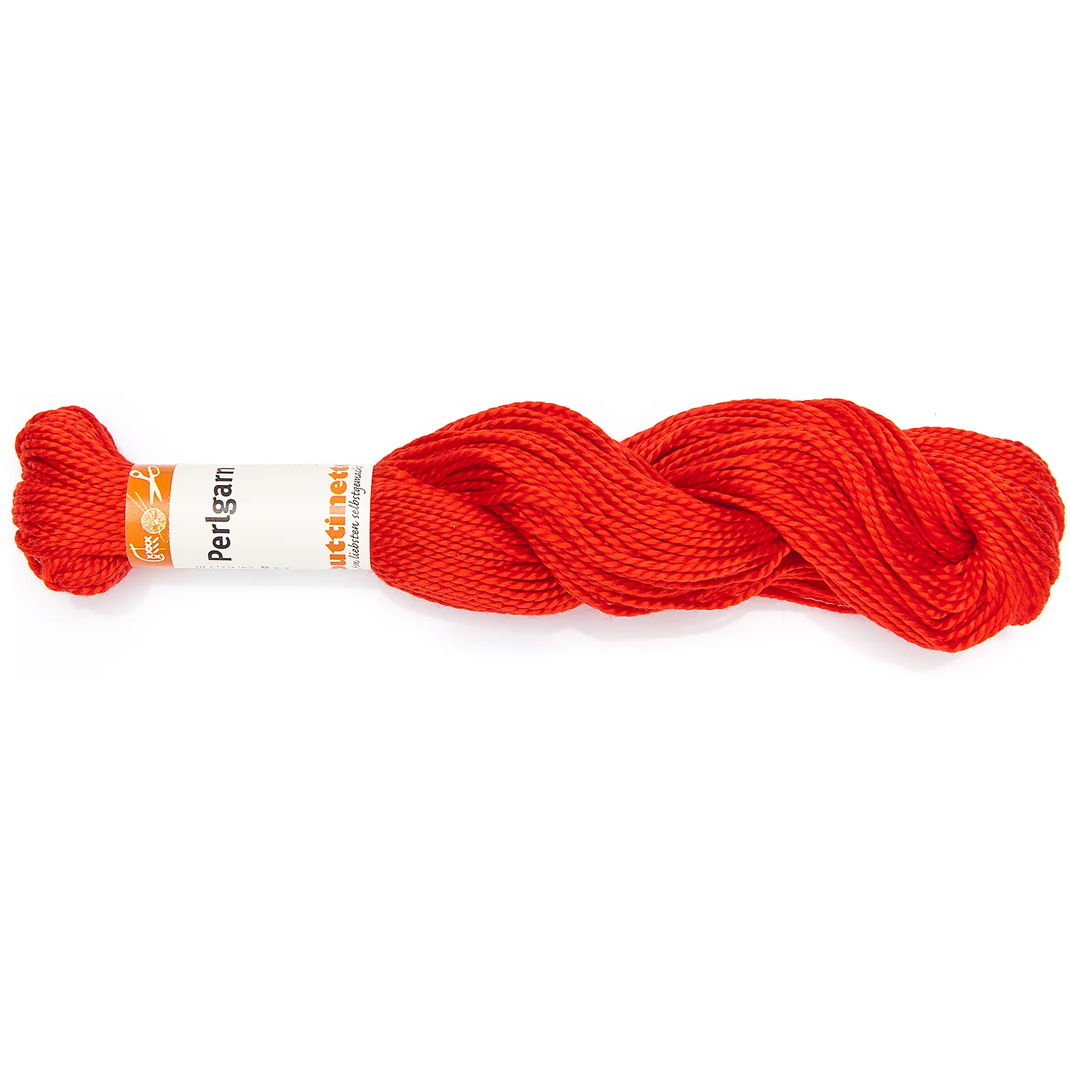 buttinette Perlgarn, rot, 25g-Strang