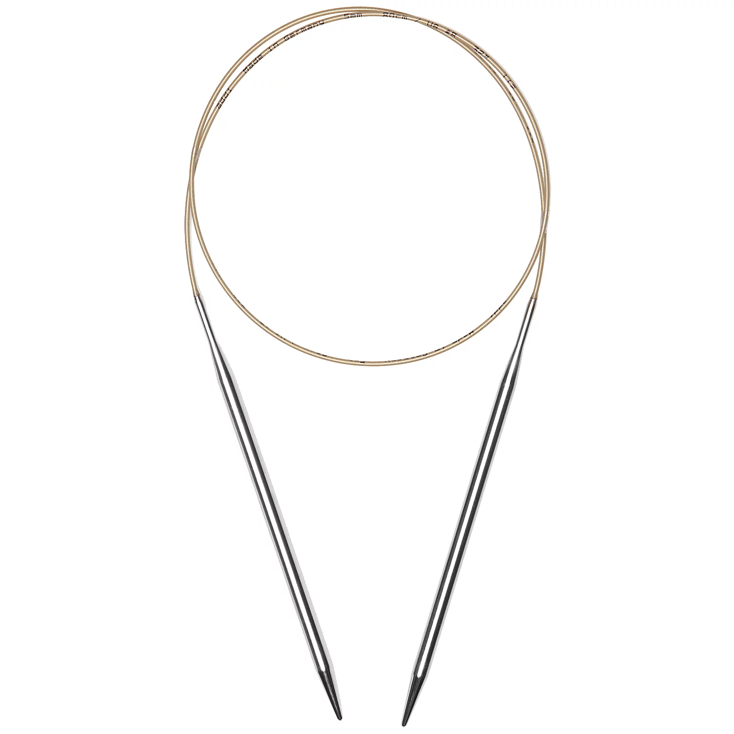 addi Rundstricknadel, Messing, 80 cm Image