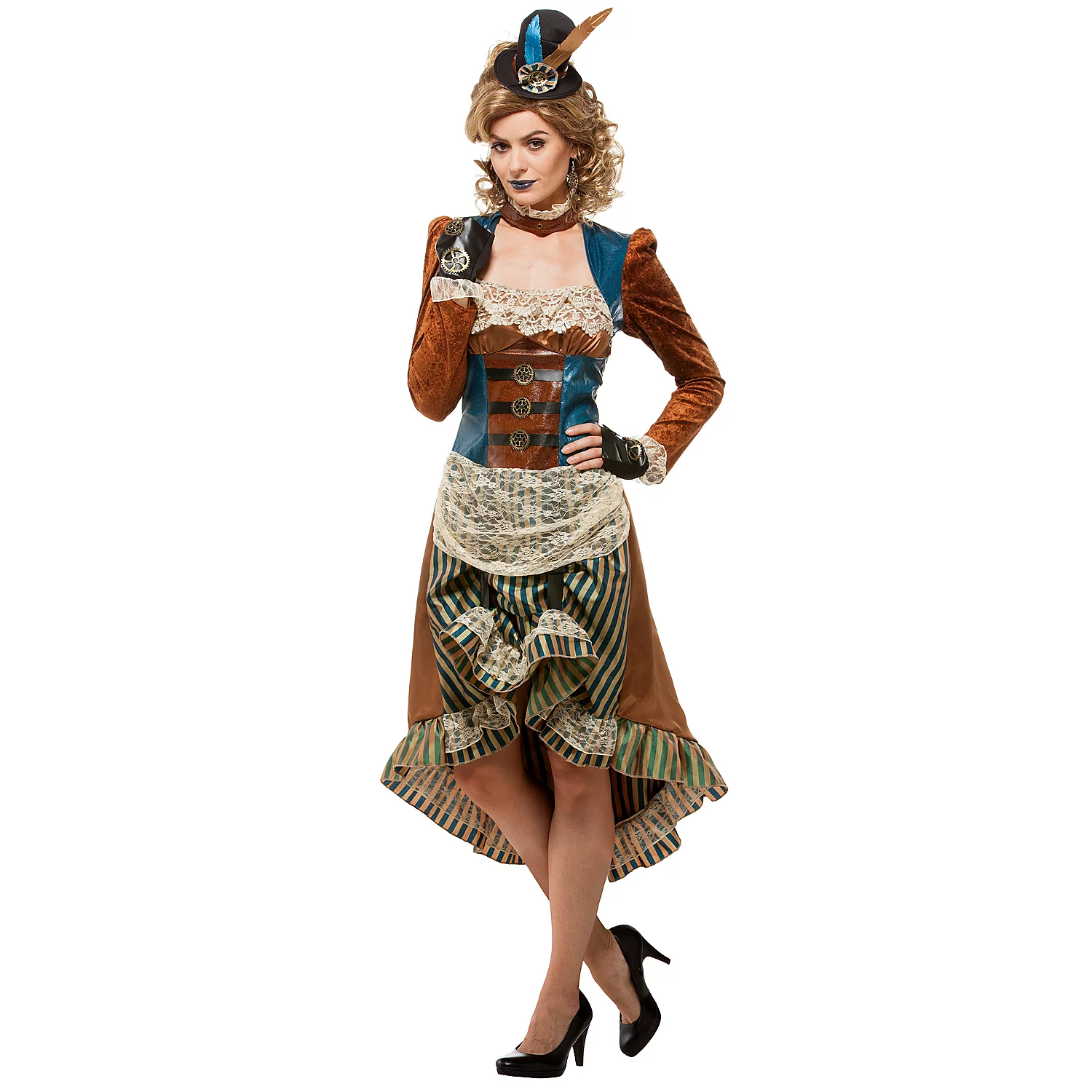 Steampunk-Kleid Victory für Damen Image