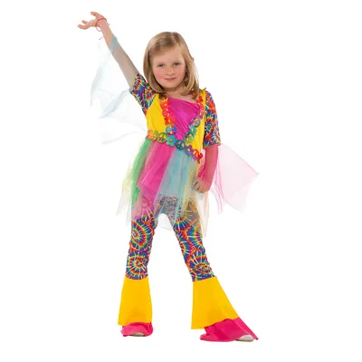 Hippie-Kostüm Batik für Kinder Image