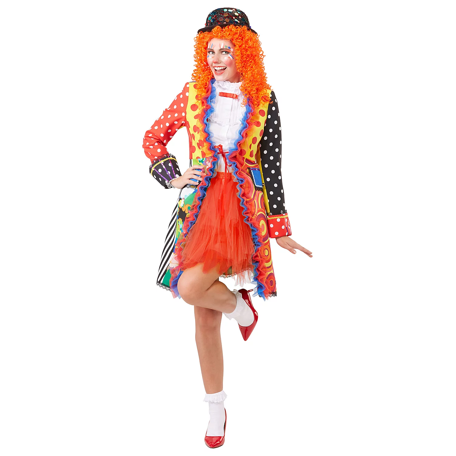 buttinette Jacke Clown Patchwork Image
