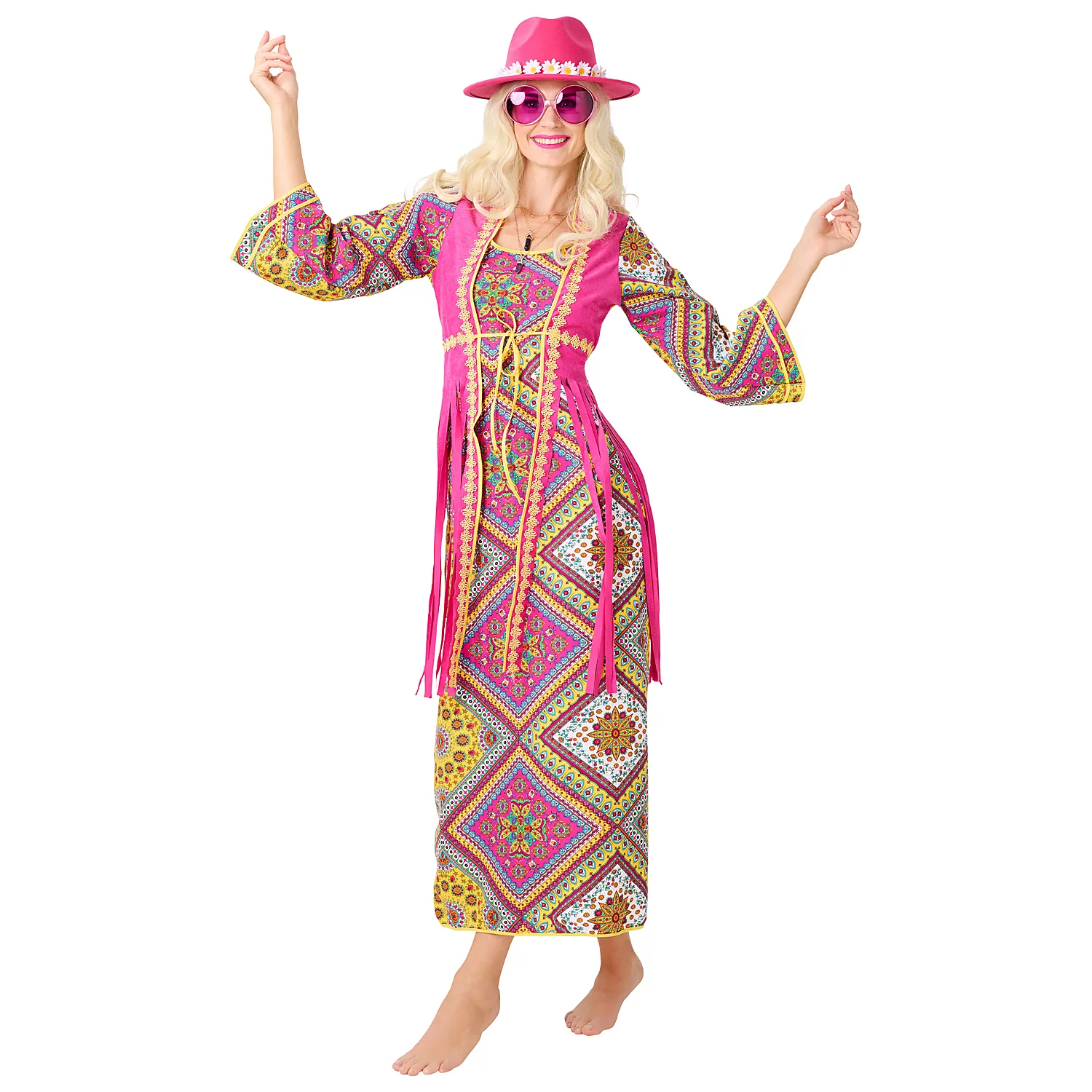 Hippie-Kleid Vintage für Damen Image