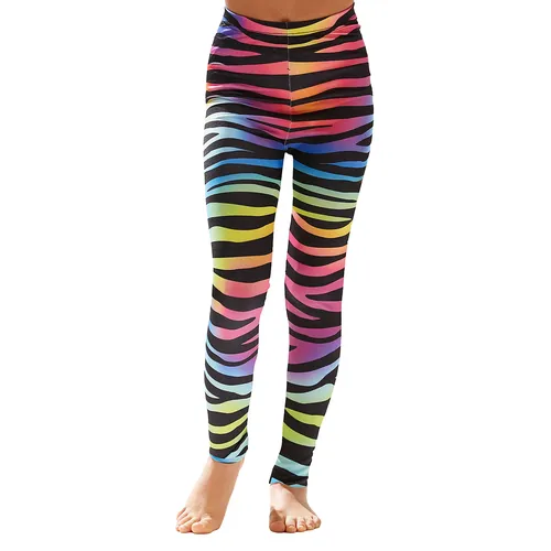 Kinder-Leggings Neon-Tiger