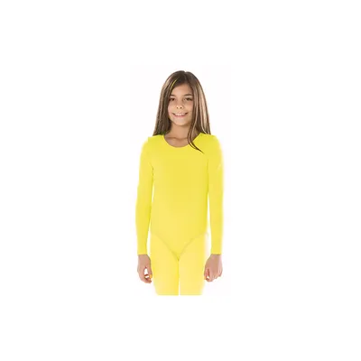 Kinder-Langarmbody, hellgelb Image