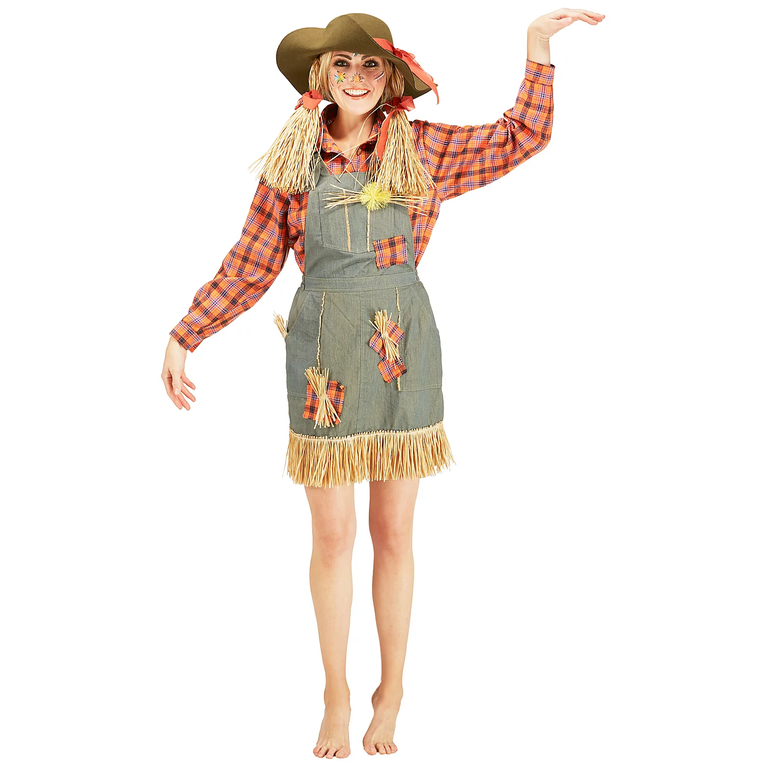 buttinette déguisement Robe "épouvantail" pour femmes