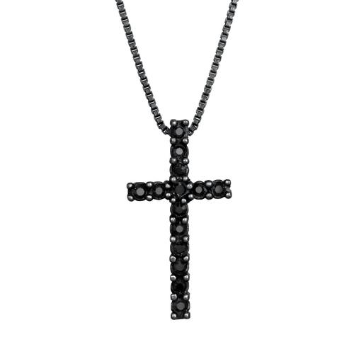 KUZZOI Halskette Herren schwarz, 60
