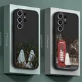 TPU Soft Coque Cover antiurto custodia per telefono Little Ghost per Samsung Galaxy S22 Plus S21 5G S20 S23 Ultra S21 FE S24 Ultra S22