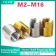 M2 M2.5 M3 M4 M5 M6 M8 M10 M12 M14 M16 Inserto per riparazione filettatura metallica in acciaio