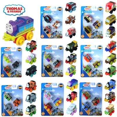 3pcs/set Original Thomas & Friends Trains Minis Thomas Boys Toy Pocket Storage Mini Model Car Toys