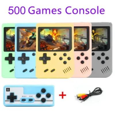 Built-in 500+ Classic arcade retro games Console for TV 5 inch Video Game Handheld Game Player for