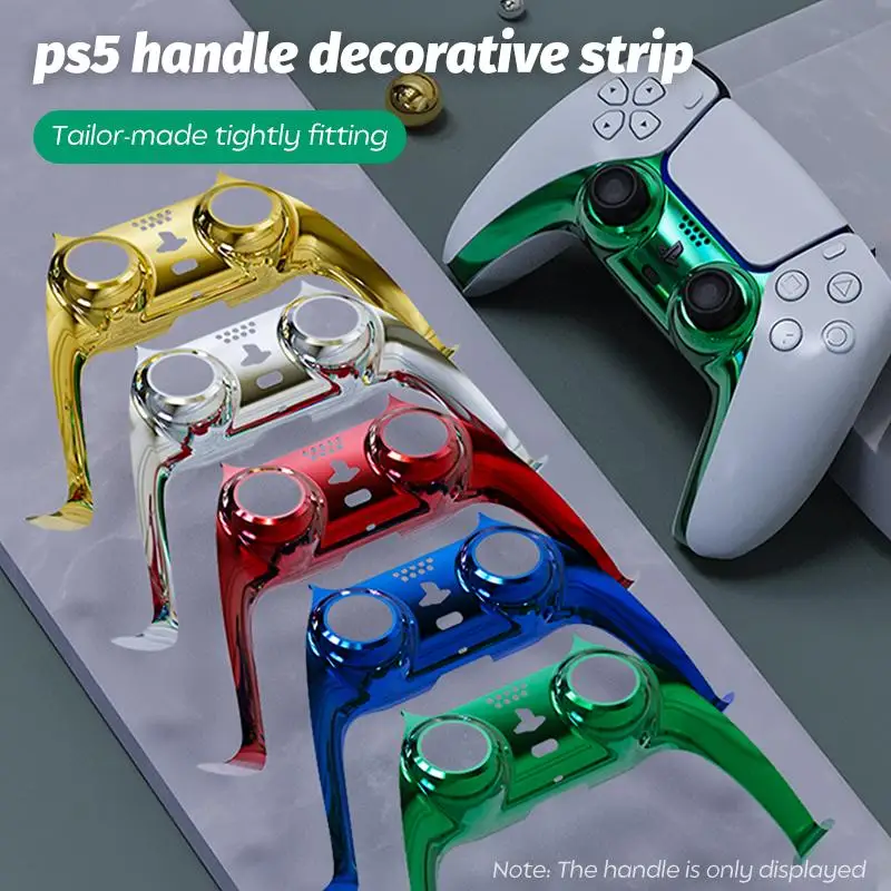 Poignée de Joystick de contrôleur de Camouflage, bande décorative, accessoires pour poignée de manette de jeu PS5, bande de décoration, coque de manette de jeu