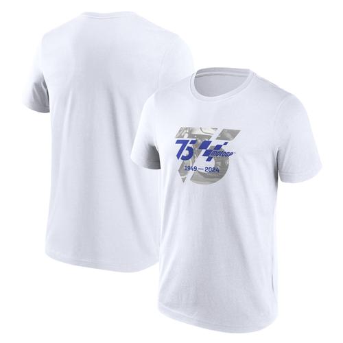 MotoGP™ 75 Jahre Grafik-T-Shirt – Weiß & Königsblau