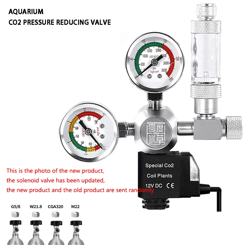 ZRDR DIY Aquarium CO2 Regler Magnetische Magnet Kit Rückschlagventil Aquarium Zubehör CO2 Control System Reaktor Generator Set Image