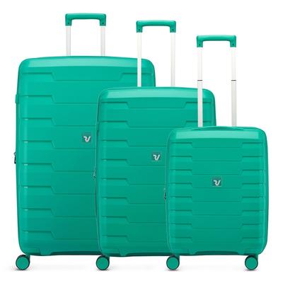 Roncato - Skyline 2.0 4 Rollen Kofferset 3-teilig mit Dehnfalte Koffer & Trolleys 1 ct Petrol Herren Image