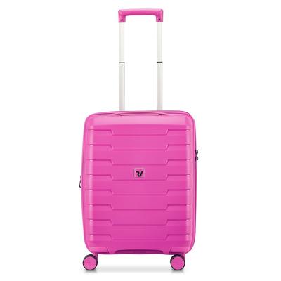 Roncato - Skyline 2.0 4 Rollen Kabinentrolley 55 cm mit Dehnfalte Handgepäckkoffer Pink Herren